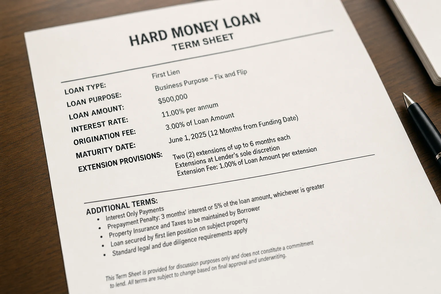 Loan cost review and underwriting documents